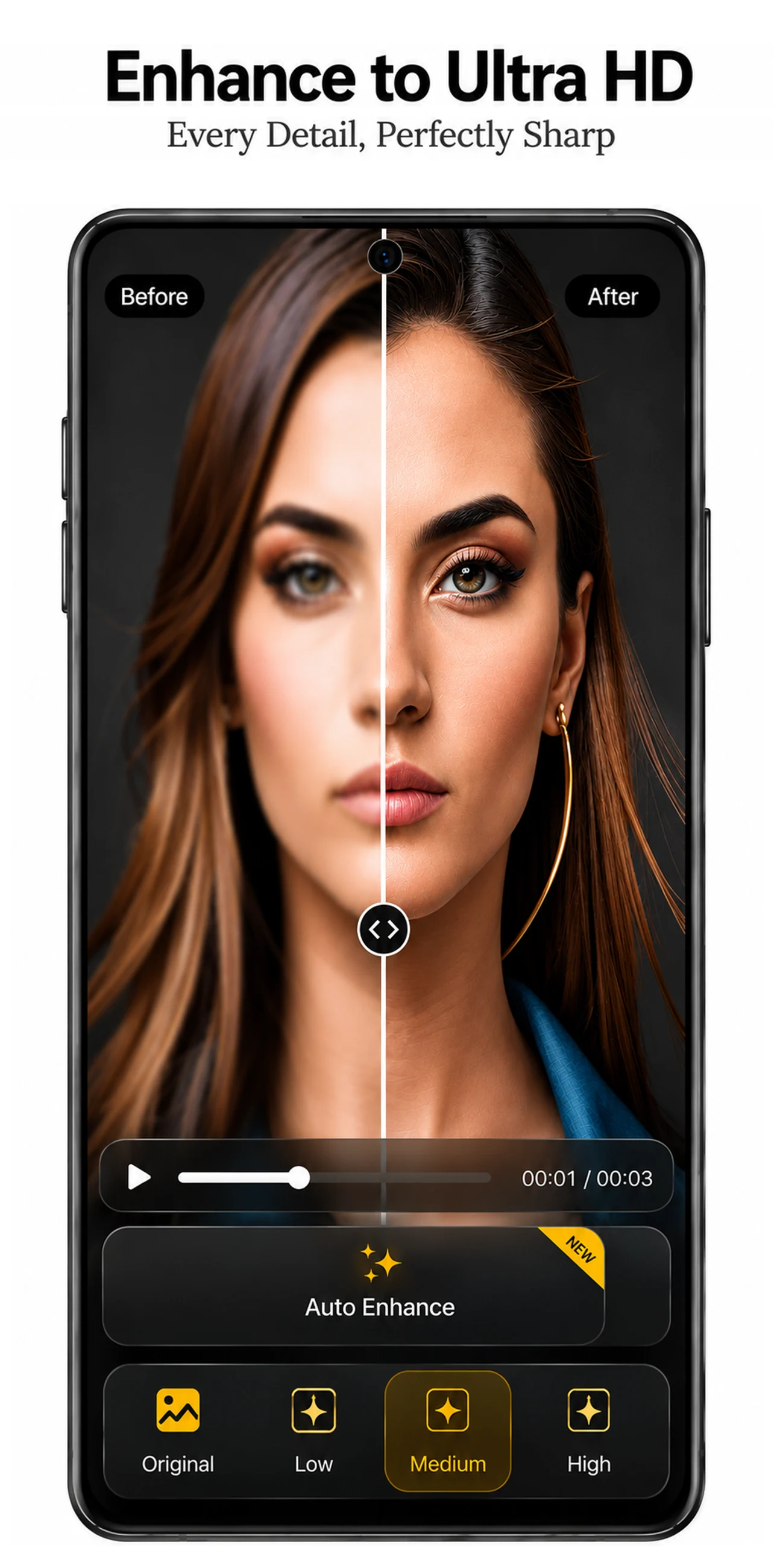 AI Video Enhancer - Upscaler screenshot