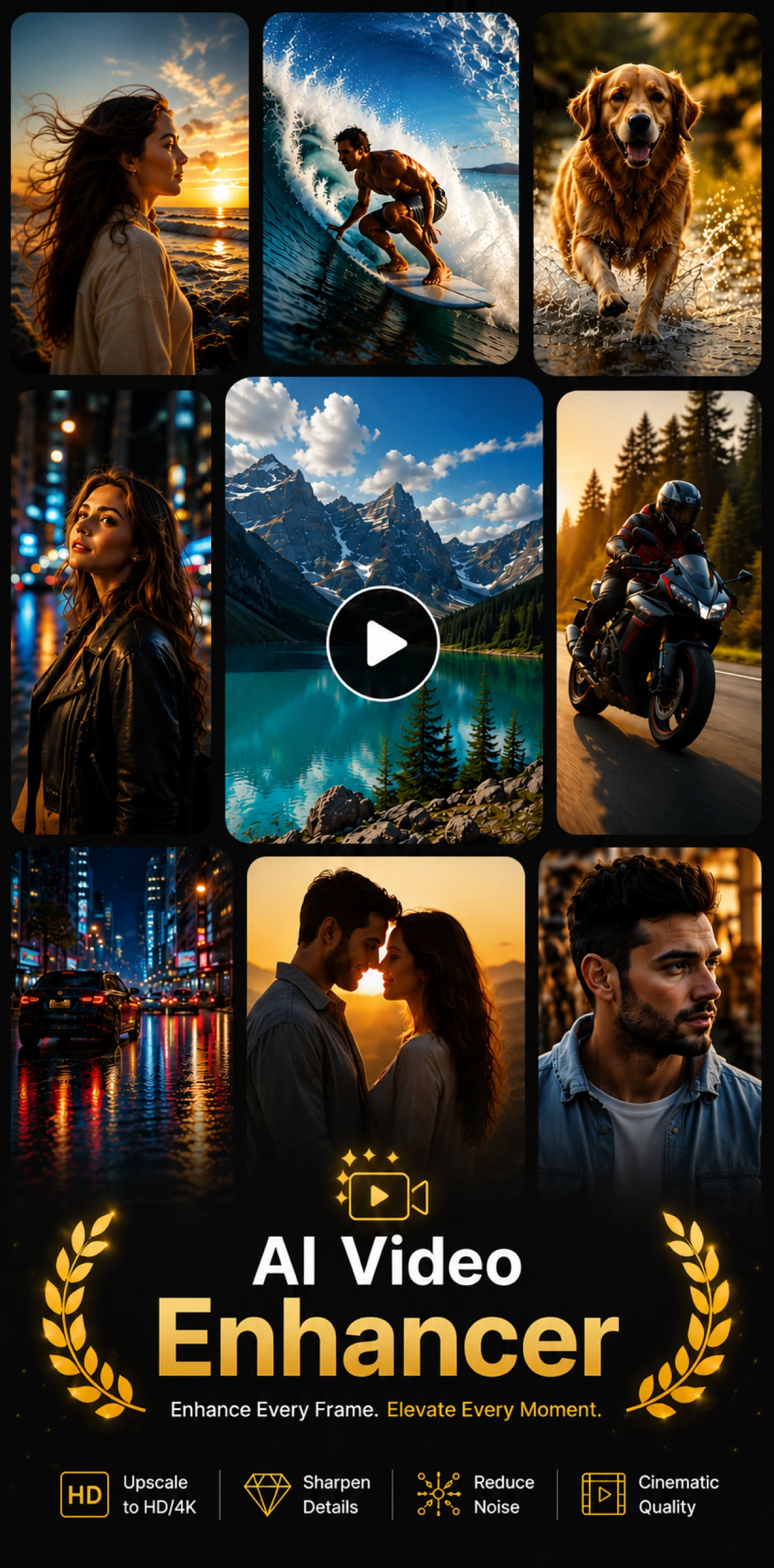 AI Video Enhancer - Upscaler screenshot